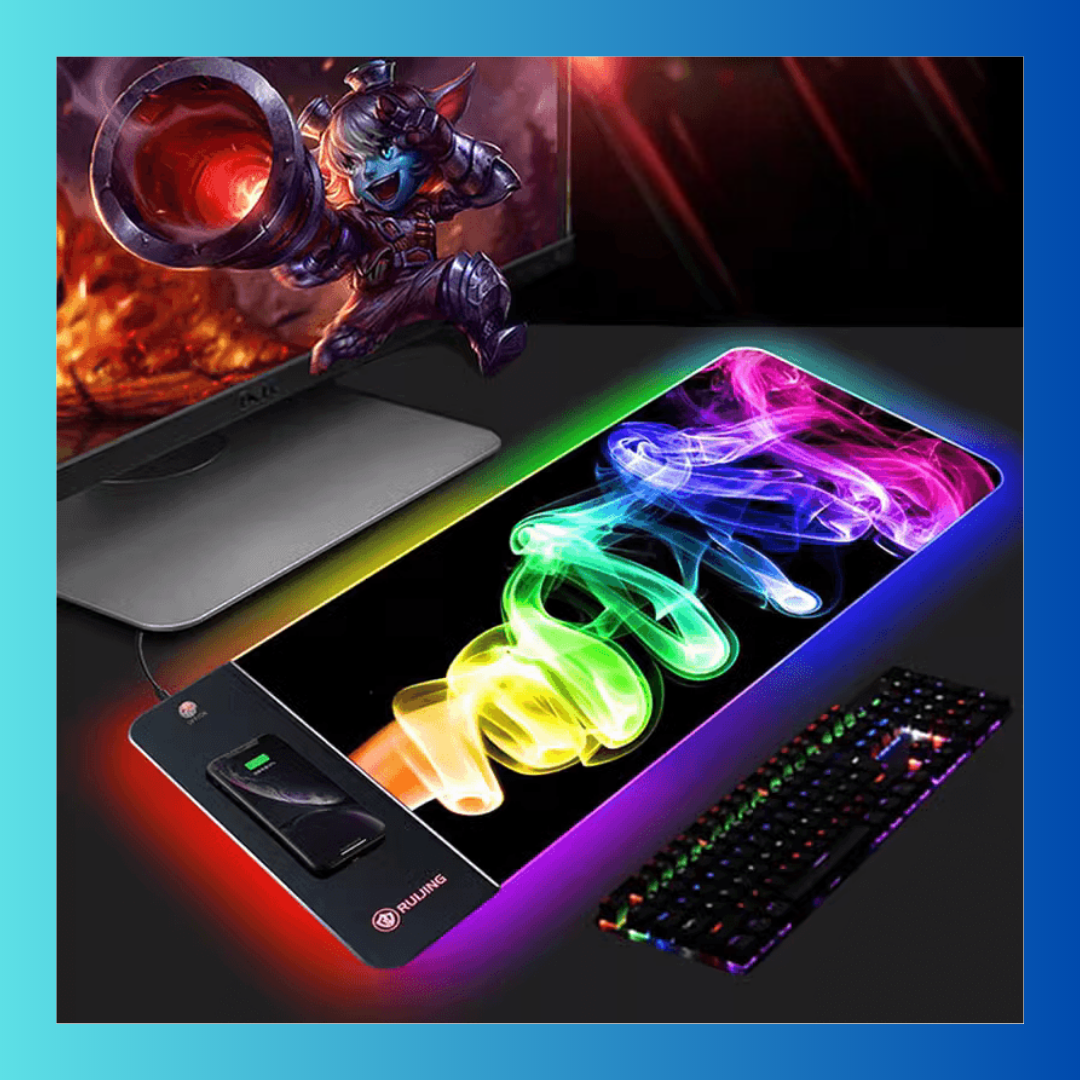 RGB Wireless Charging Gaming Mouse Pad