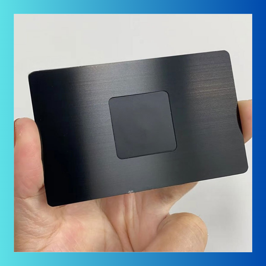 NFC Stainless Steel Matte Customizable Card